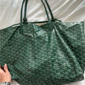 Authentic Goyard St Louis Tote Bag Green